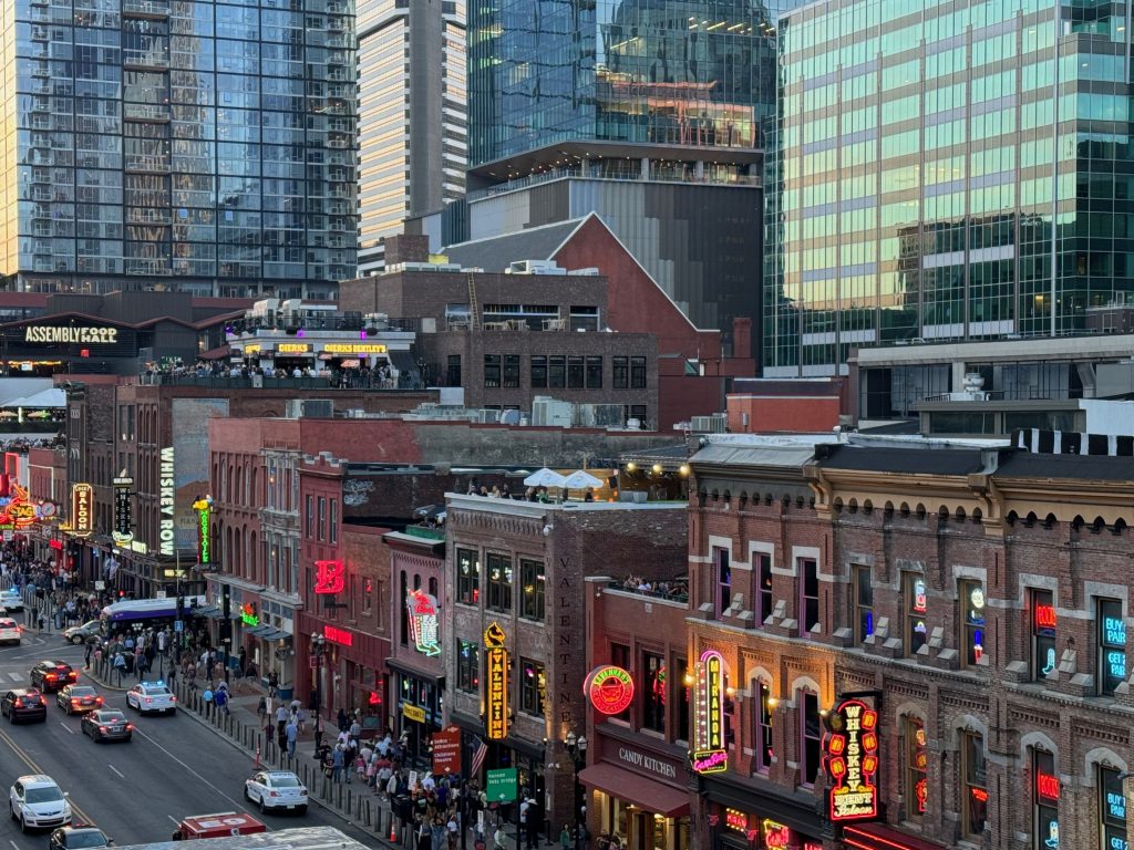 Vista urbana del centro de Nashville