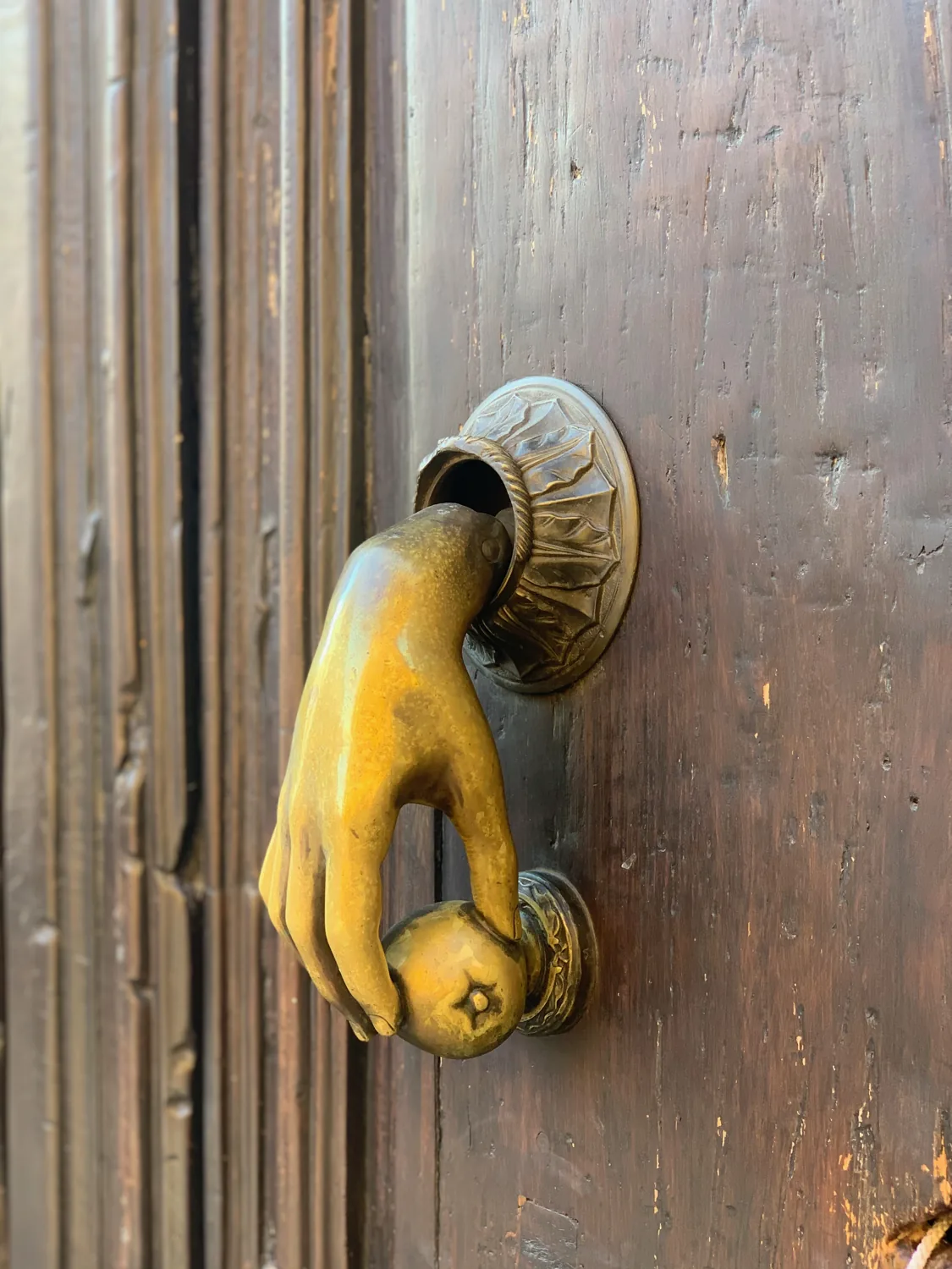 La manita de la calle Correo, conservada en nuestras fotografías.