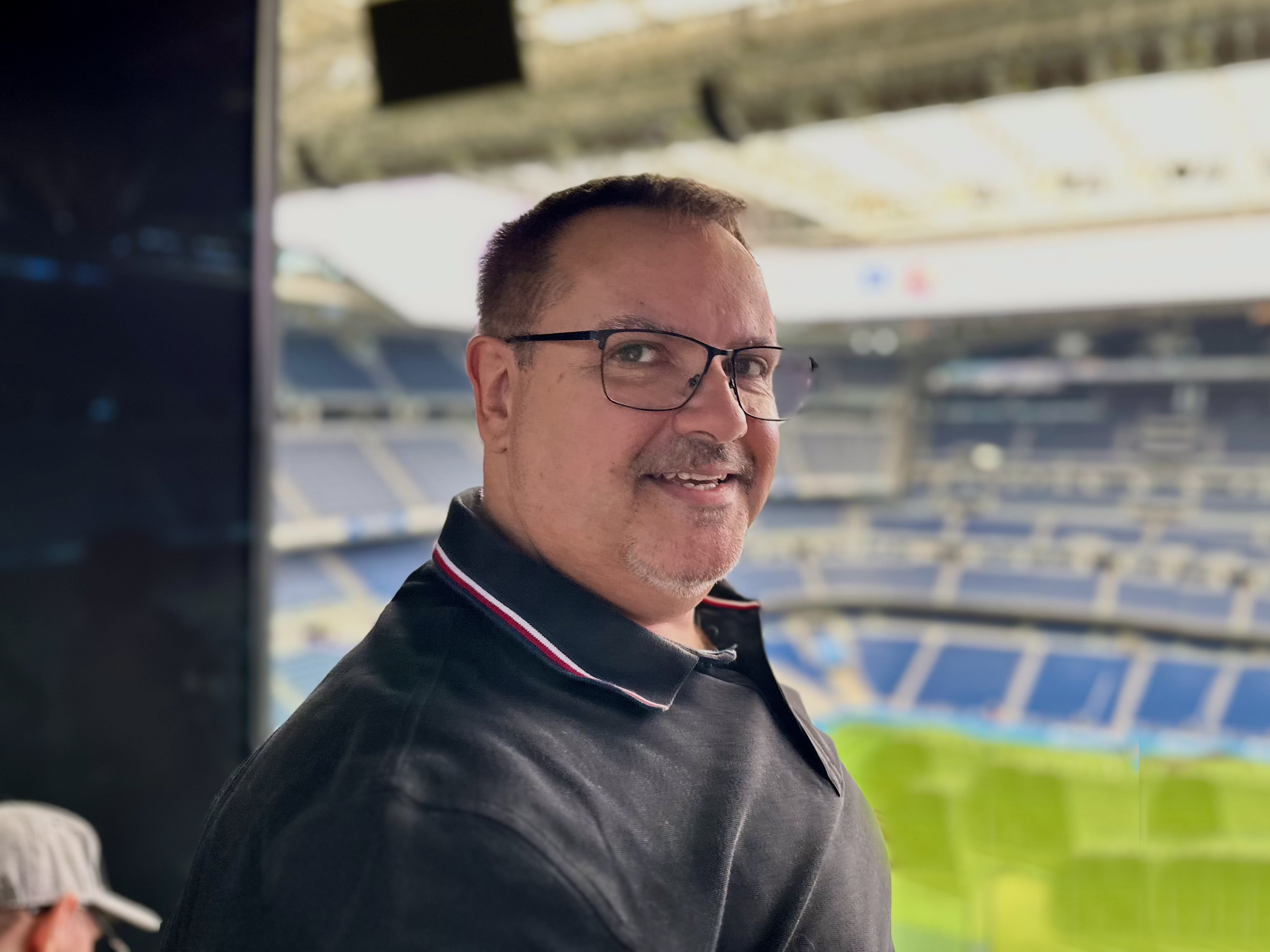 Sergio Morilo en un estadio