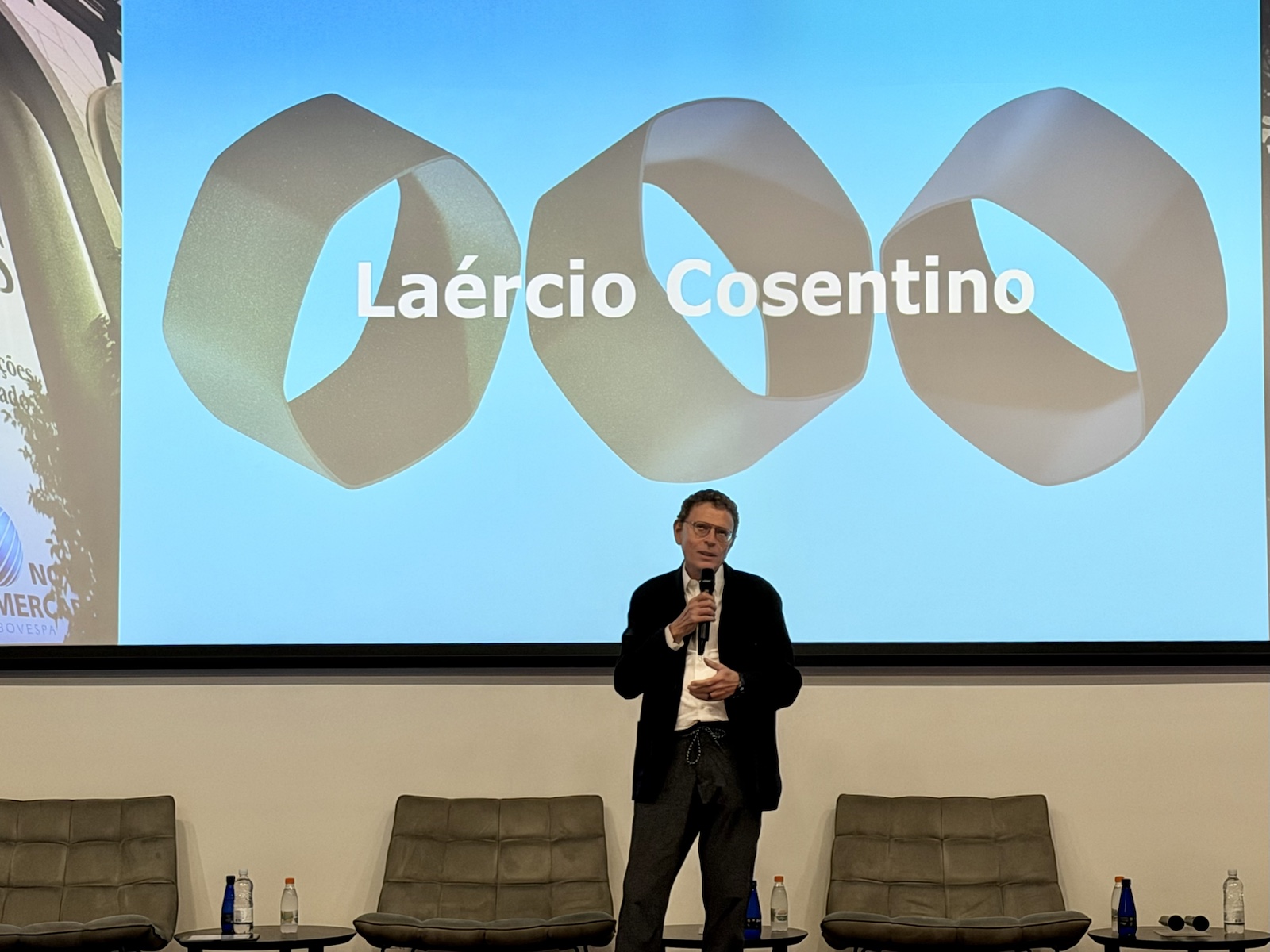 Laércio Cosentino durante a celebração dos 20 anos do IPO da TOTVS